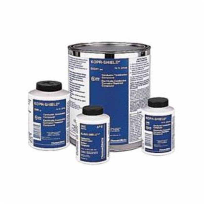 Thomas & Betts Color-Keyed® Kopr-Shield® CP8-TB Joint Compound, 8 oz Brush In Cap Bottle, Gel Form, Copper, 1.2